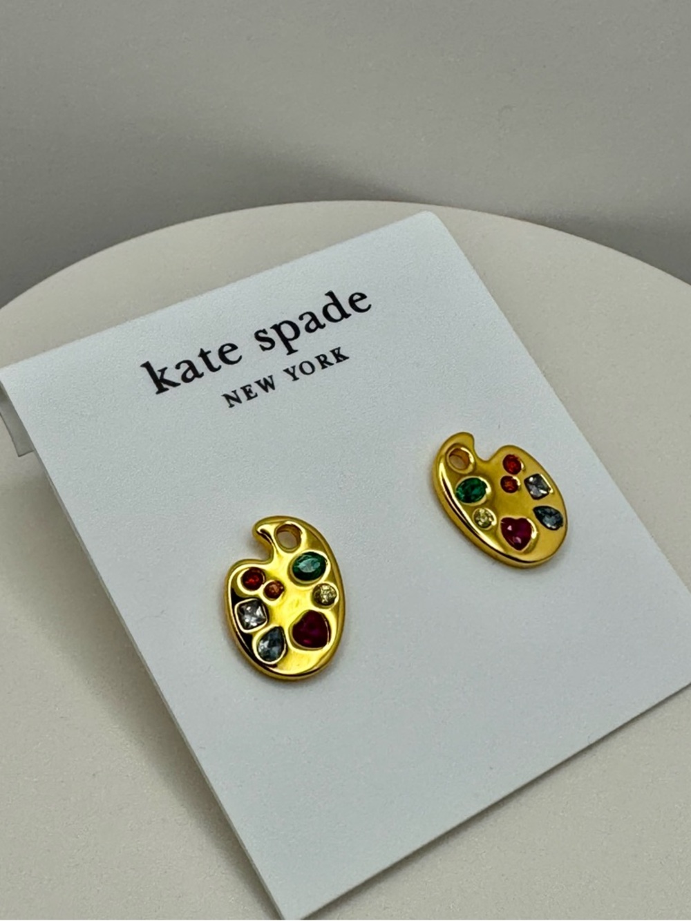Kate Spade Paint The Town Stud Earrings NEW - Picture 5 of 7